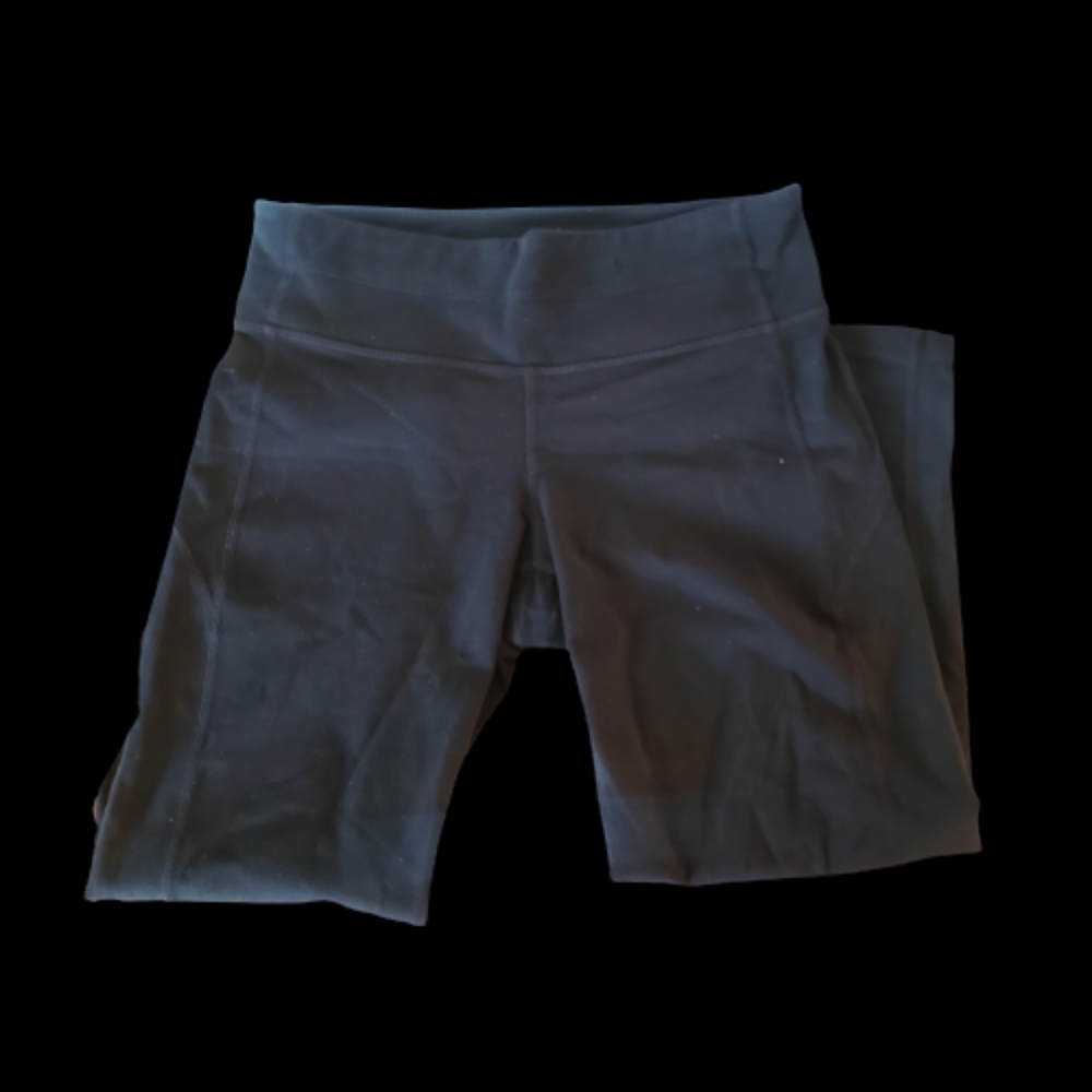 Athleta cropped black leggings